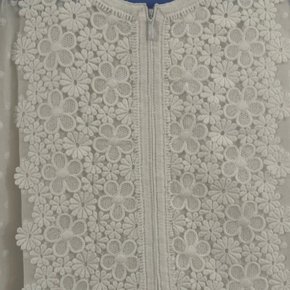 Andrew GN French Designer Swiss Dot Zip Front French Size 38 - Picture 5 of 10